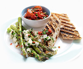 Make the most of delicious British asparagus with this great veg recipe for the barbecue
